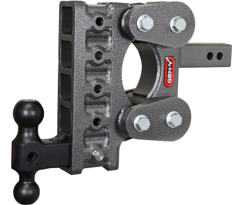 The Boss Torsion Flex 2 Inch Shank 7.5 Inch Drop 1.7K TW 16K Hitch &amp; GH-051 Dual-Ball Gen Y Hitch