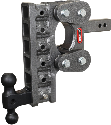 The Boss Torsion Flex 2 Inch Shank 10 Inch Drop 1.7K TW 16K Hitch &amp; GH-051 Dual-Ball Gen Y Hitch