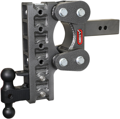 The Boss Torsion Flex 2 Inch Shank 10 Inch Drop 1.7K TW 16K Hitch &amp; GH-051 Dual-Ball &amp; GH-032 Pintle Lock Gen Y Hitch