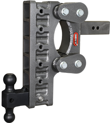 The Boss Torsion Flex 2.5 Inch Shank 12 Inch Drop 2.4K TW 21K Hitch &amp; GH-061 Dual-Ball Gen Y Hitch