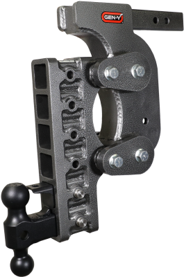The Boss Torsion Flex 2 Inch Shank 17.5 Inch Drop 1.7K TW 16K Hitch &amp; GH-051 Dual-Ball &amp; GH-032 Pintle Lock &amp; GH-0100 Stab Kit Gen Y Hitch