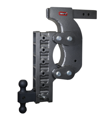 The Boss Torsion Flex 2.5 Inch Receiver 21 Inch Drop 2.4K TW 21K Hitch &amp; GH-061 Dual-Ball &amp; GH-0101 Stabilizer Kit Gen Y Hitch