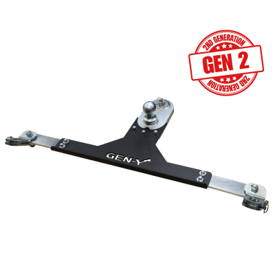 Main Assy GoosePuck GEN II 5 Inch Offset 25K Overall Towing With Safety Chain Anchors Incorporated Dodge RAM Gen Y Hitch