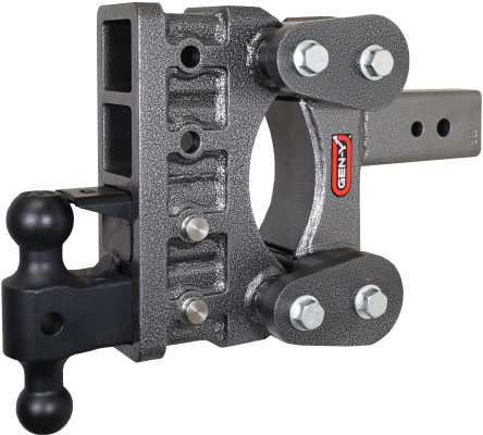 The Boss Torsion Flex 3 Inch Shank 6 Inch Drop 3.5K TW 32K Hitch &amp; GH-0161 Dual-Ball &amp; GH-0162 Pintle Lock Gen Y Hitch