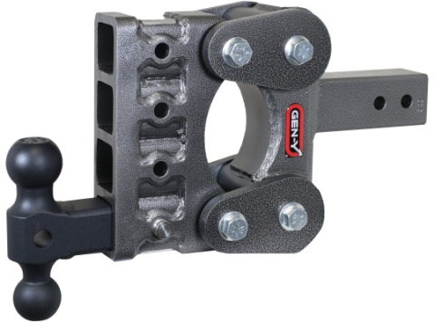 The Boss Torsion Flex 2.5 Inch Shank 5 Inch Drop 1.1K TW 10K Hitch &amp; GH-031 Dual-Ball Gen Y Hitch