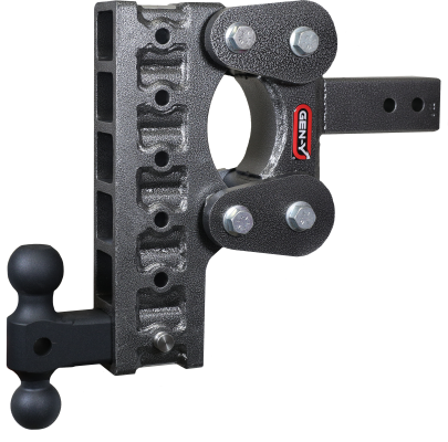The Boss Torsion Flex 2.5 Inch Shank 10 Inch Drop 1.1K TW 10K Hitch &amp; GH-031 Dual-Ball Gen Y Hitch
