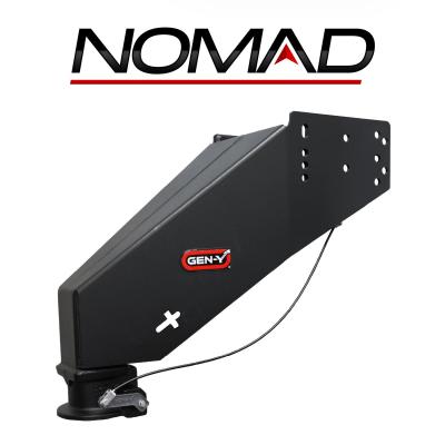 Nomad Static Fifth Wheel to Gooseneck 2 5/16 Inch Coupler 6.5K TW 30K Overall Towing Texture Black Fits 1621, 1116, &amp; 1716 Frames Gen Y Hitch