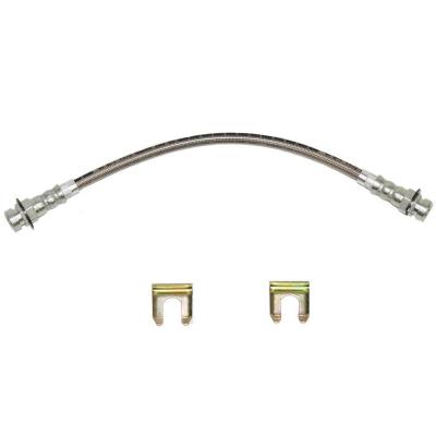 Brake Hose For 72-76 Mopar A and B Body Rear Braided Stainless Fine Lines