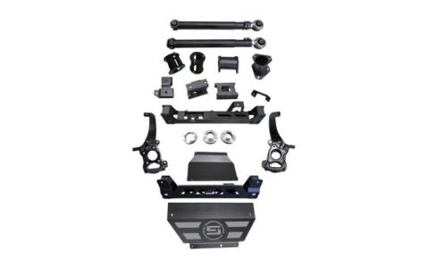 5 Inch Lift Kit 2021-2024 Ford Bronco 4-Door 4WD Non-Sport with Sasquatch Package Will not fit Sport , Wildtrack, First Edition, or Raptor models or models without Sasquatch Package. Superlift