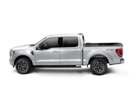 M-Series Locking Retractable Truck Bed Cover for 2021-2025 Ford F-150 5' 7 inch Bed (Includes Lightning) Roll N Lock