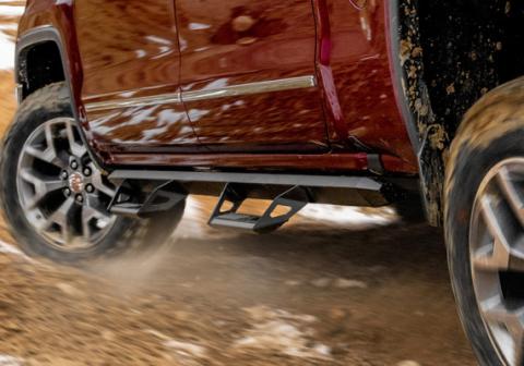 Predator Pro Cab Length (2 Steps per Side) 2015-2022 Chevy Colorado/GMC Canyon Extended Cab Textured Black NFab