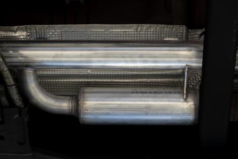 2019-Present Silverado/Sierra 1500 2.7L Aluminized Steel 3 Inch Cat-Back Single Side Exit Armor Lite MBRP