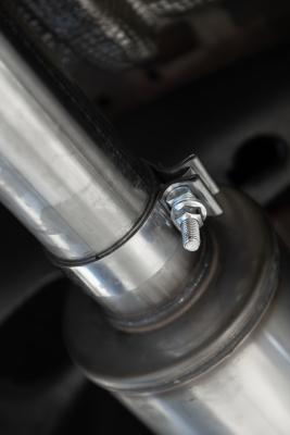 2019-up Silverado/Sierra 1500 2.7L Armor Lite Aluminized Steel 3 Inch Cat-Back, 2.5 Inch Dual Split Rear Exit MBRP