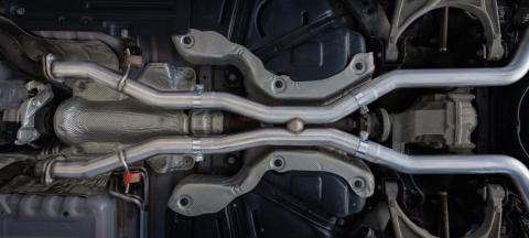 11-Present Dodge Durango 5.7L, Armor Pro 3-Inch Cat-Back Dual Split Rear with CF Tips, Street Profile MBRP
