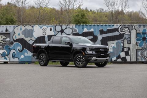 2024-Up Ford Ranger 2.3L Ecoboost Armor Lite Aluminized Steel 3-Inch Cat-Back Single Side Exit with Polished Tip MBRP