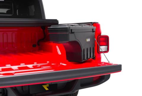 Truck Bed Storage Box Swing Case 2020-2025 Jeep Gladiator Passenger Side Black Smooth UnderCover