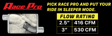 1975-1987 GM C-15 Truck 2.5 Inch Crossmember Back With X-Pipe Exhaust System Includes Catalytic Converters 409 Stainless Race Pro Mufflers Pypes Performance Exhaust