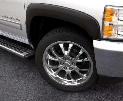 Sport Style Fender Flare Set Front, Textured, 2-Piece Set 2014-2015 Sierra 1500 Fleetside Lund