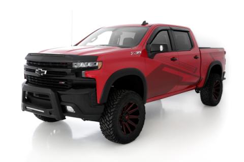 Sport Style Fender Flare Set Front and Rear, Smooth, 4-Piece Set 2019-2022 Silverado 1500 Lund