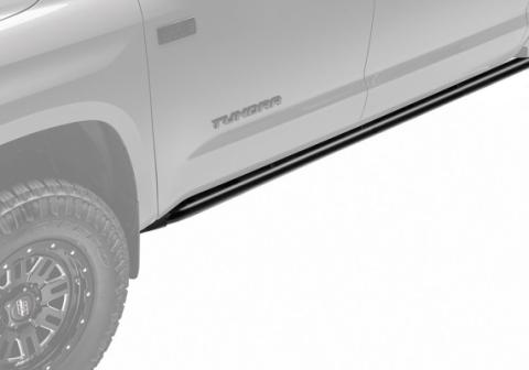 RKR Rock Rails Cab Length (2 Steps per Side) 2005-2015 Toyota Tacoma Double Cab Textured Black NFab