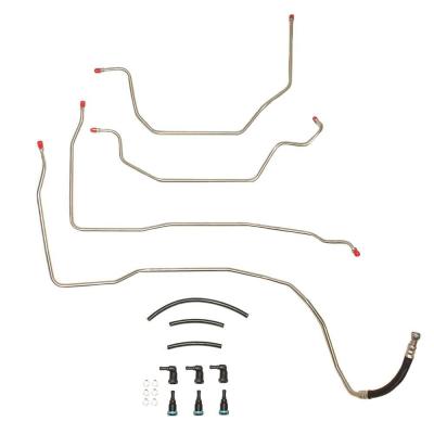 Fuel Line Kit For 04-06 GM 1500 SUV w/o Flex Fuel Steel Fine Lines