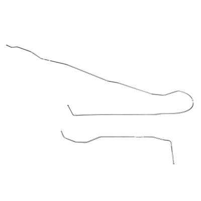 Fuel Line Kit For 77-79 F-250/350 Long Bed 3/4 4x4 S-Tank 1/4 Stainless Fine Lines