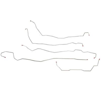 Front Brake Line Kit For 02-07 Hummer H2 Steel Fine Lines