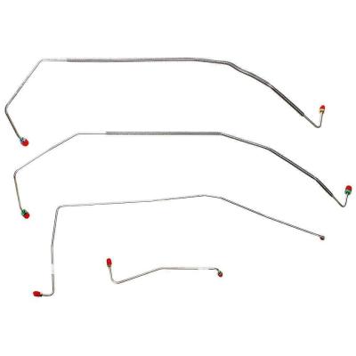Front Brake Line Kit For 87-91 Chevy R3500 2WD Dually Steel Fine Lines
