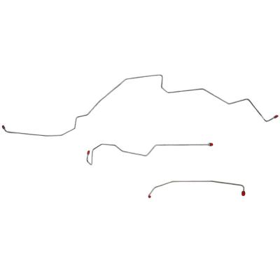 99-01 Ford F-250 Super Duty, F-350 Super Duty / Excursion Rwabs, Front Brake Line Kit Stainless Fine Lines