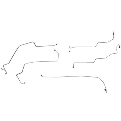 Front Brake Line Kit For 99-01 F250/F350/F450/F550 Super Duty 00-01 Excursion AWABS Diesel Engine Steel Fine Lines
