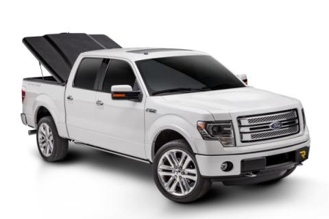 Tonneau Cover Elite 2016-2023 Toyota Tacoma 6 Foot Bed Std/Ext With Deck Rail System Black Textured UnderCover