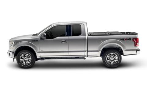 Tonneau Cover Ultra Flex 2015-2020 Ford F-150 5 Foot 7 Inch Bed Ext/Crew Matte Black Finish UnderCover