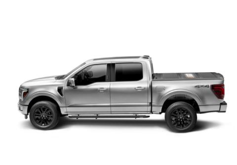 Tonneau Cover RealTruck NASCAR Edition 2021-2026 Ford F-150 5 Foot 7 Inch Bed Crew (Includes Lightning) Matte Black Finish