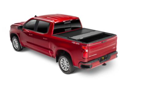Tonneau Cover Ultra Flex 2016-2023 Toyota Tacoma 5 Foot Bed Crew Cab Without Bedside Storage Boxes Matte Black Finish UnderCover