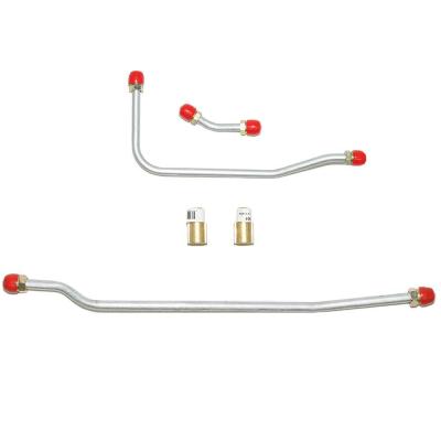 Pump to Carburetor Fuel Line For 65 Chevy Corvette 396 CID 425 HP 4BBL 3 Lines and 2 Fittings Stainless Fine Lines