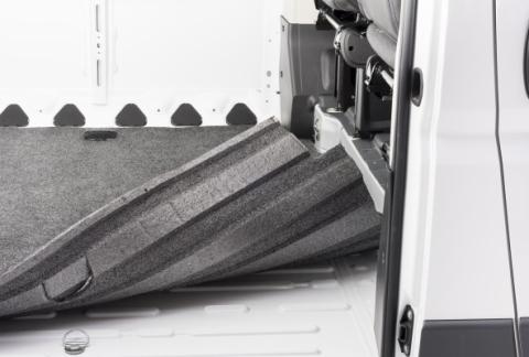 Vanrug Cargo Mat 14+ Ram ProMaster 118 inch &amp; 136 inch WB 3/4 Inch Closed Cell Foam Mat Size 128 5/8 Inch x 69 3/8 Inch Charcoal BedRug
