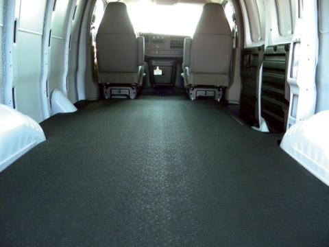 Vantred Cargo Mat 92-14 Ford E-Series Standard 1/2 Inch Closed Cell Foam Mat Size 116 3/4 Inch x 70 1/2 Inch Charcoal BedRug