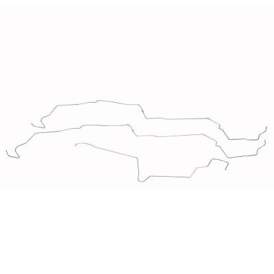 Fuel Line Kit For 86 Ford Mustang V8 Intermediate Fuel Lines w/ Subframe Connectors Steel Fine Lines
