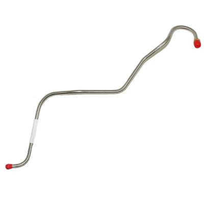 Pump to Carburetor Fuel Line For 68-70 Ford Mustang Fairlane Torino and Mercury Cougar 390/428CID 4BBL w/ HI-VOL Carter Fuel Pump Stainless Fine Lines