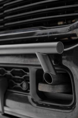 2019-Up Ram 2500 Black-Coated Bumper Light Mounting Bar MBRP