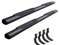 4 Inch 1000 Series SideSteps &amp;amp; Bracket Kit Textured Black 2005-2026 Nissan Frontier Go Rhino