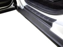 Black Trail Armor Rocker Panel And Sill Plate Covers For 14-18 Silverado/Sierra 1500 (Incl 19 Ld/Ltd) 15-19 Silverado/Sierra Hd Extended Cab, Pair Bushwacker
