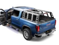 RealTruck VoltStep Electric Running Board Kit Protective Bedliner Coating 2019-2026 Silverado/Sierra 1500/2500 HD Crew Cab Go Rhino