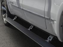 RealTruck VoltStep Electric Running Board Kit Textured Black 2019-2026 Ram 1500 Extended Cab Go Rhino