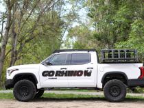 RealTruck VoltStep Electric Running Board Kit Textured Black 2022-2026 Toyota Tundra 4 Door CrewMax Cab Go Rhino