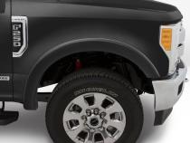 Black OE Style Smooth Finish 4-Piece Fender Flare Set For 2017-2022 Ford F250 Super Duty 2017-2022 F350 Super Duty W/98 Inch Bed Bushwacker