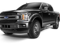 Pocket/Rivet Style Color Matched Agate Black Met 4-Piece Fender Flare Set For 2018-2020 Ford F150 Bushwacker