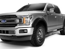 Black Extendafender Fender Flares Smooth Finish 4-Piece Set For 2018-2020 Ford F150 Bushwacker
