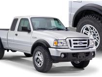 Black Extendafender Style Smooth Finish 4-Piece Fender Flare Set For 1993-2011 Ford Ranger Bushwacker