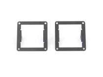 BR6/BR11 Light Plates Textured Black Designed for Rigid D-Series Dually 2010-2018 Dodge Ram 2500/3500 Go Rhino